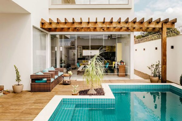 Poolside Pergola