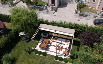 Cottage Style Home In Italy - Pergola Cedrus Gold